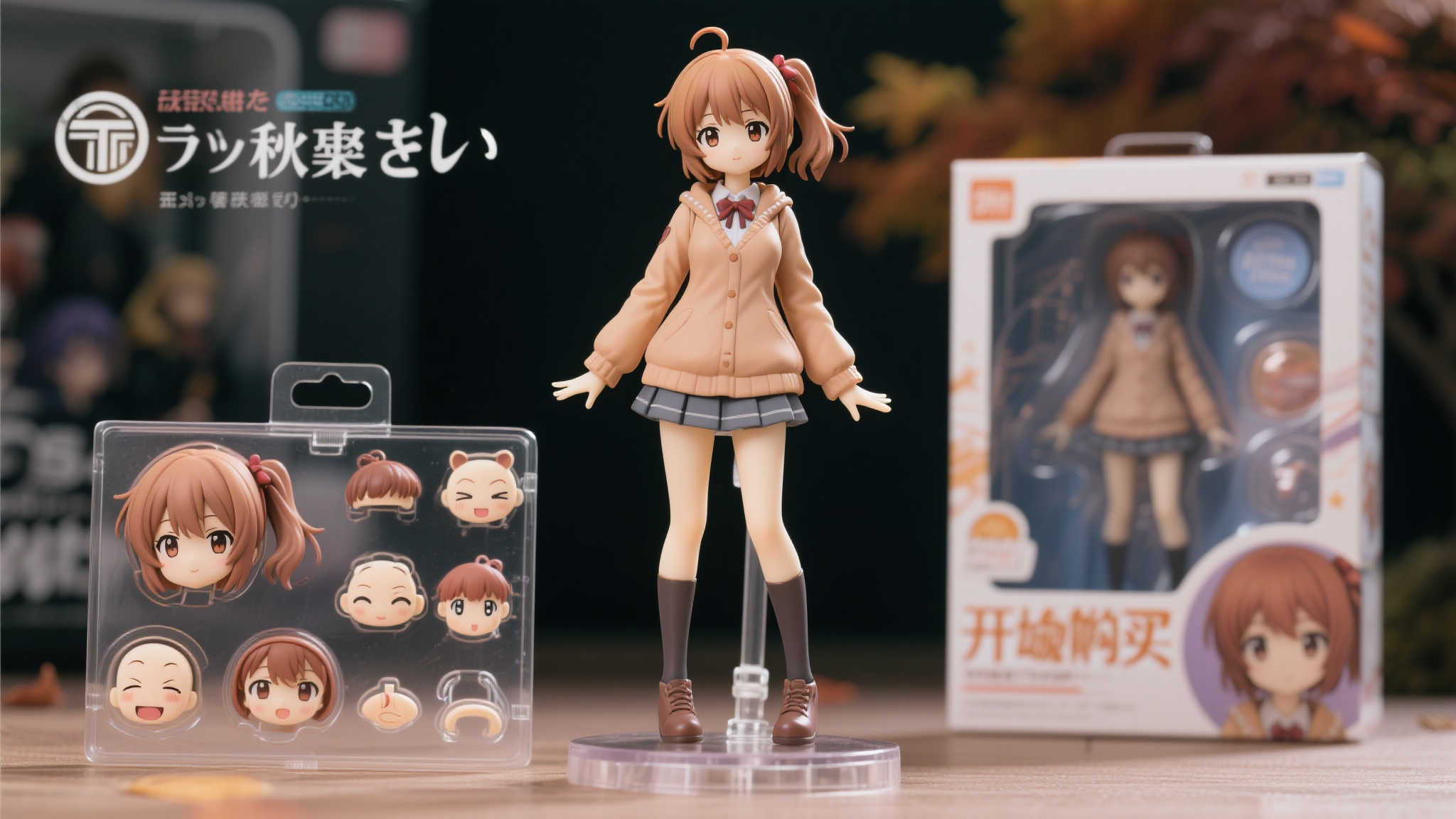秋季时尚椎名真昼模型开放预订,额外附赠表情配件