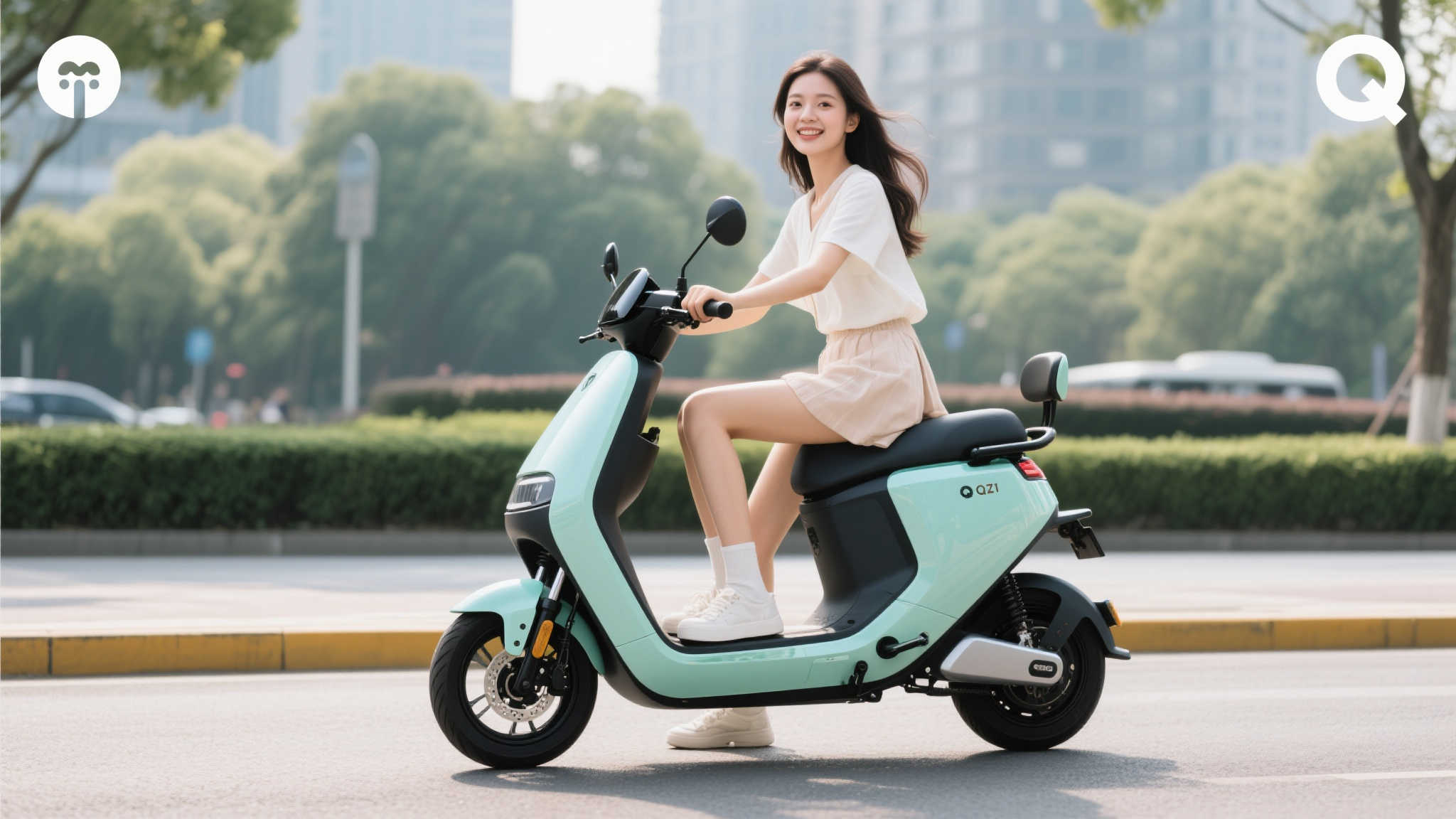 九号电动Qz1全新登场：女生专属“元气座驾”，出行更轻松自如