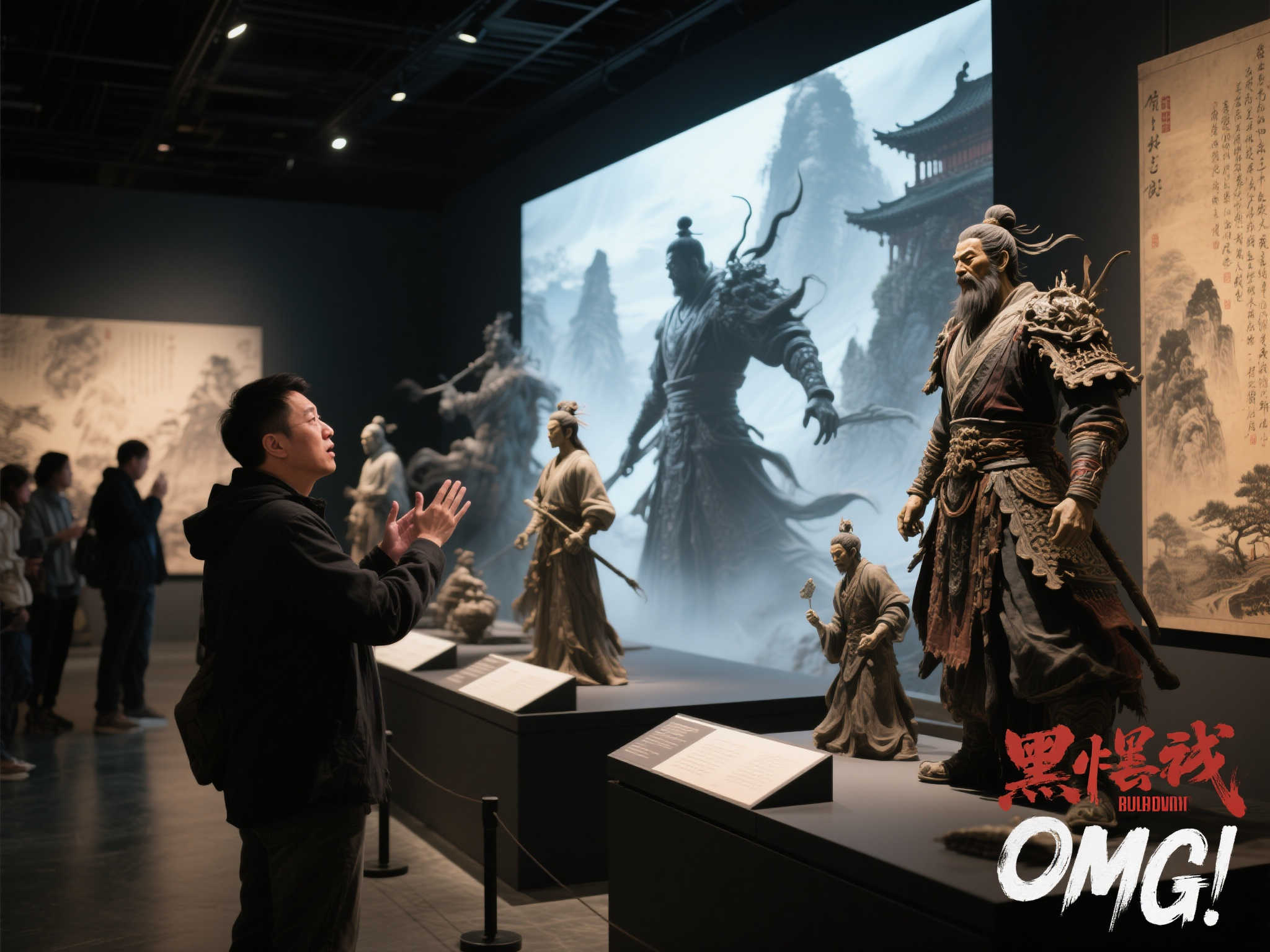 黑神话艺术展亮相:《消逝的光芒》制作人惊叹连连! 黑神话艺术展亮相:《消逝的光芒》制作人惊叹连连!